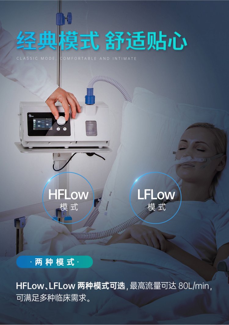 瑞迈特高流量H60M无创呼吸湿化治疗仪 气切与经鼻高流量湿化氧疗的专业之选